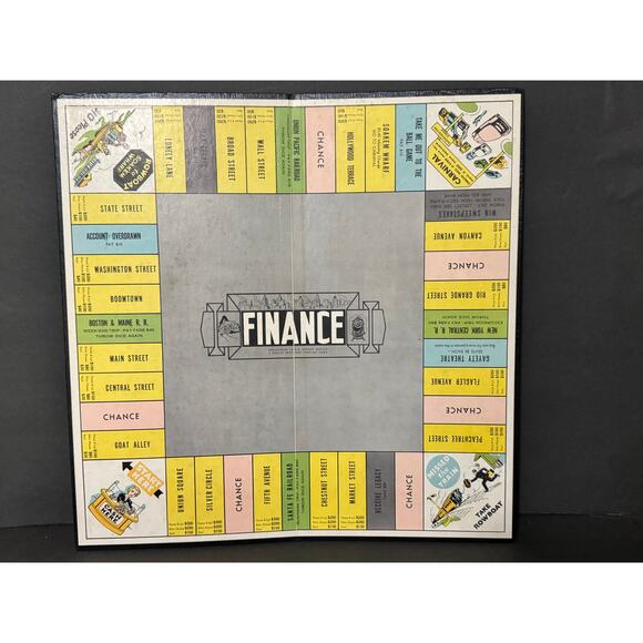 Game of Finance and Fortune by Parker Brothers 1936 Vintage Board Game - Picture 7 of 16